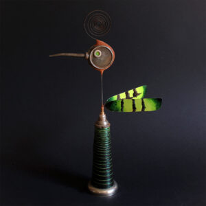 Hélicoiffe noir et vert